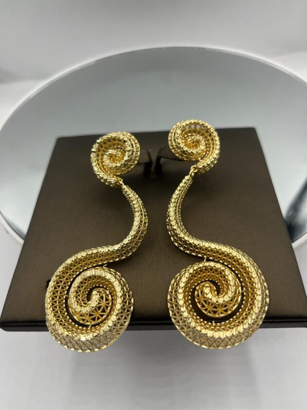 Curled-Tailed Earrings